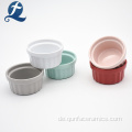 Großhandel gemischte Farbe Keramik Kuchen Ramekin